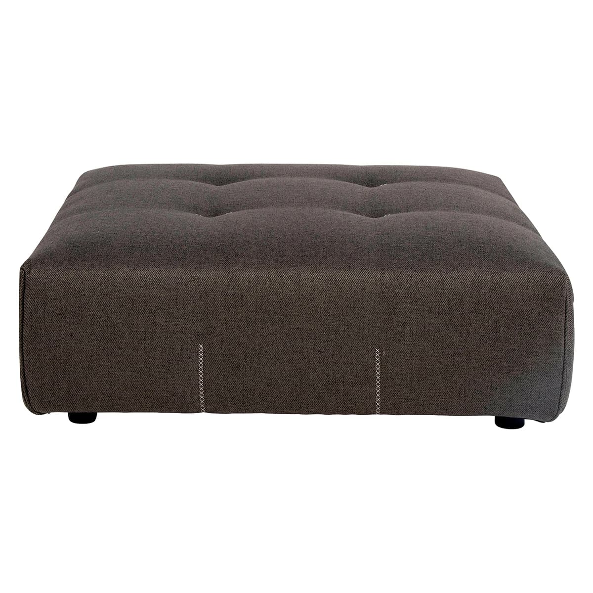 Klosed Dark Grey Ottoman - 3