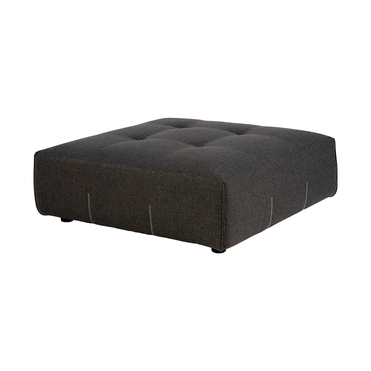 Klosed Dark Grey Ottoman - 4