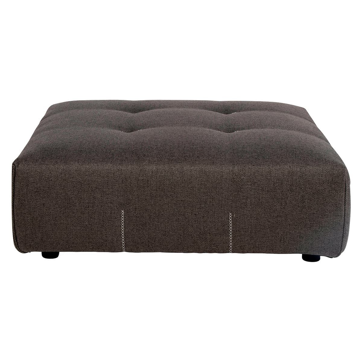 Klosed Dark Grey Ottoman - View 1